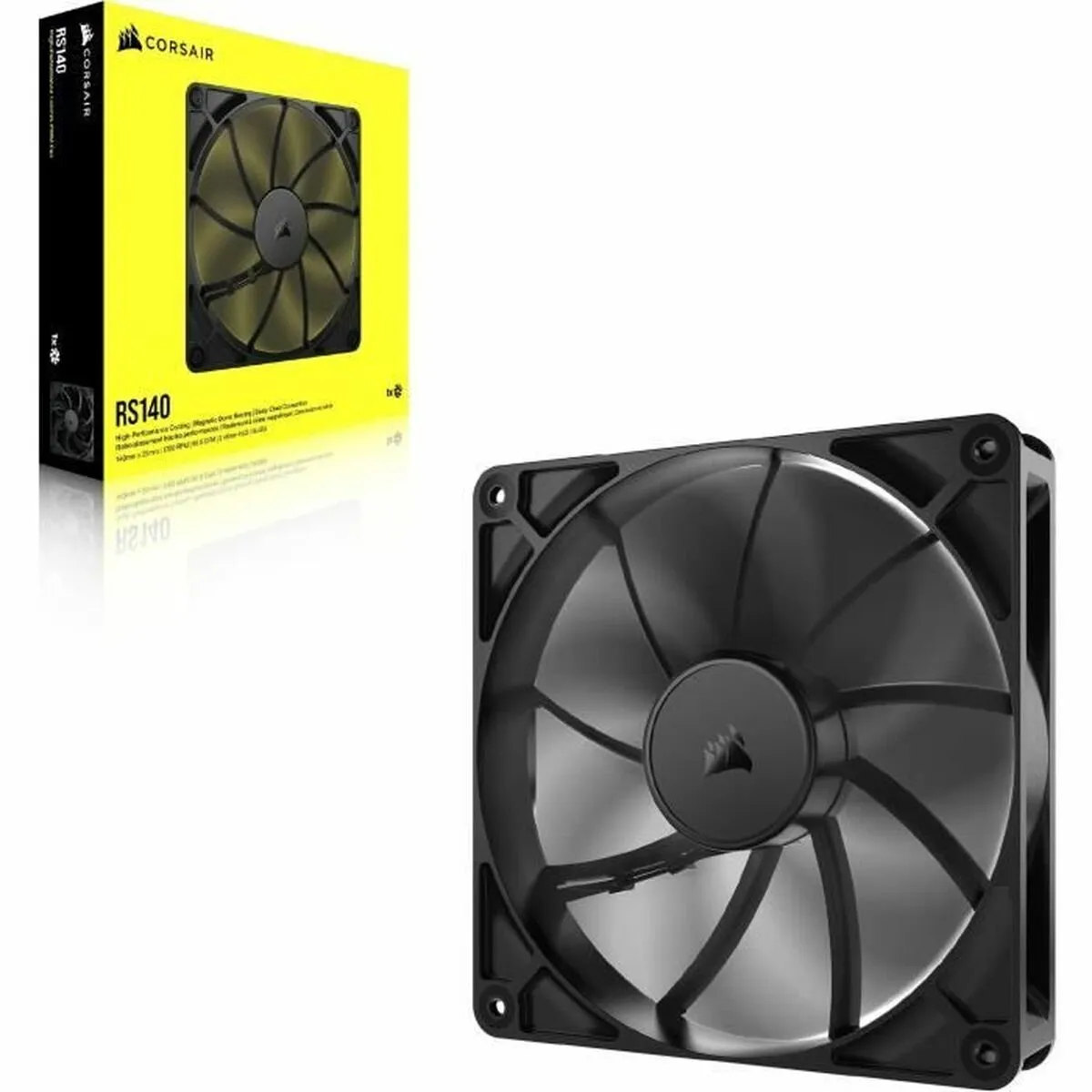 Corsair RS140 PWM Ventilator 140mm - 95.5 cfm - Zwart - afbeelding 6 van 6