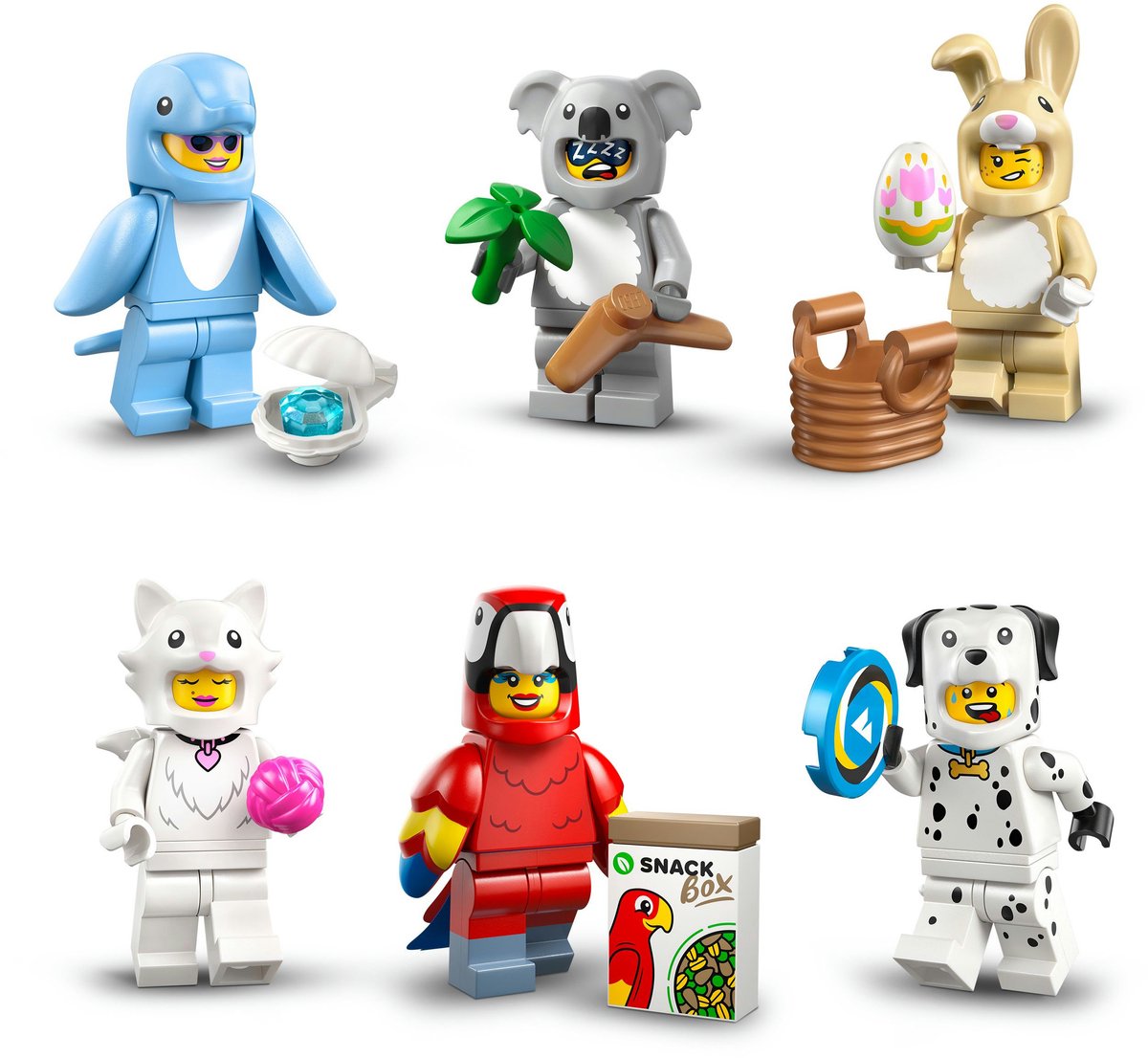 LEGO Minifiguren Serie 28: Dierenkostuums 1 van 12 Figuren - 71051