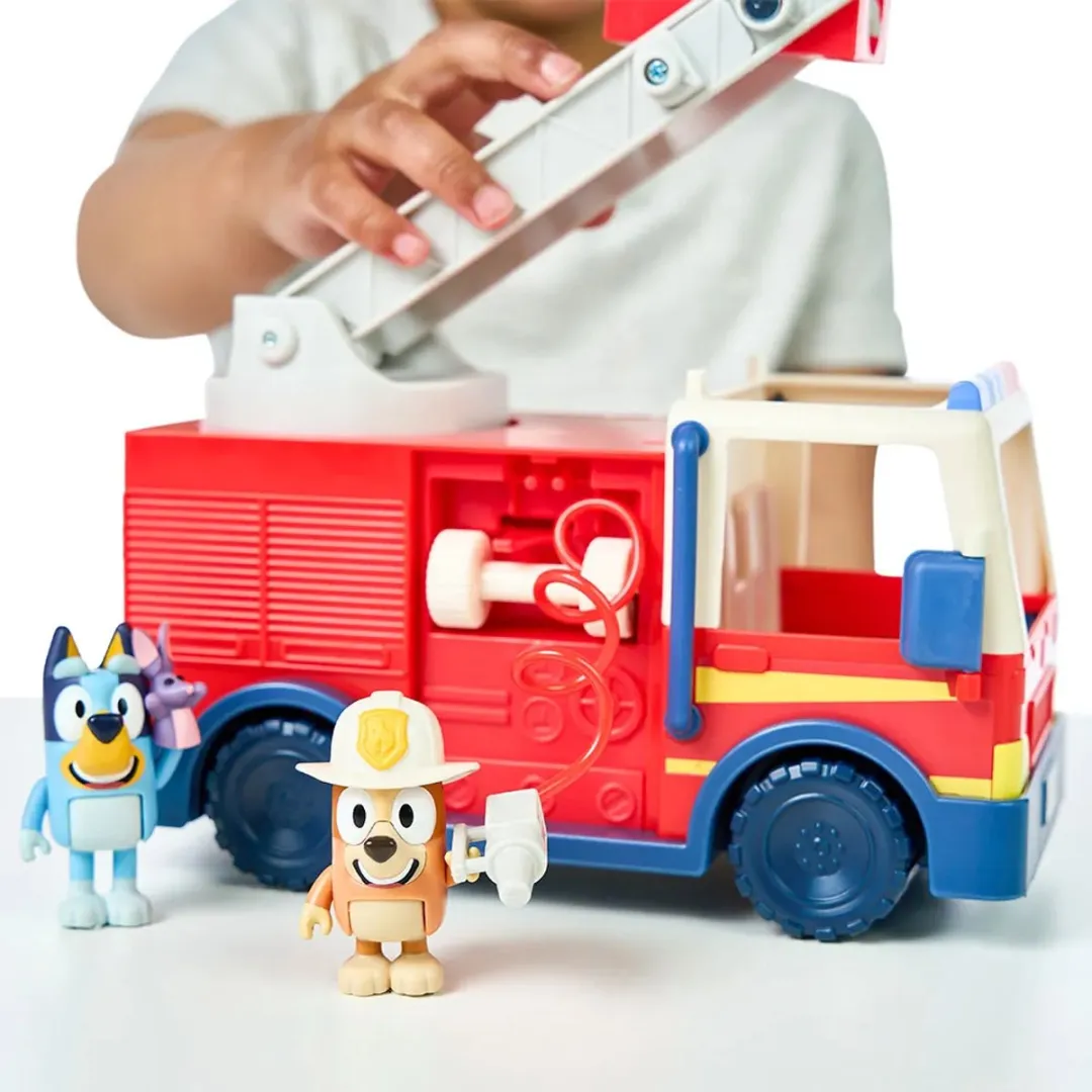 Moose Toys Bluey Brandweerwagen Speelset MS17610 - Rood