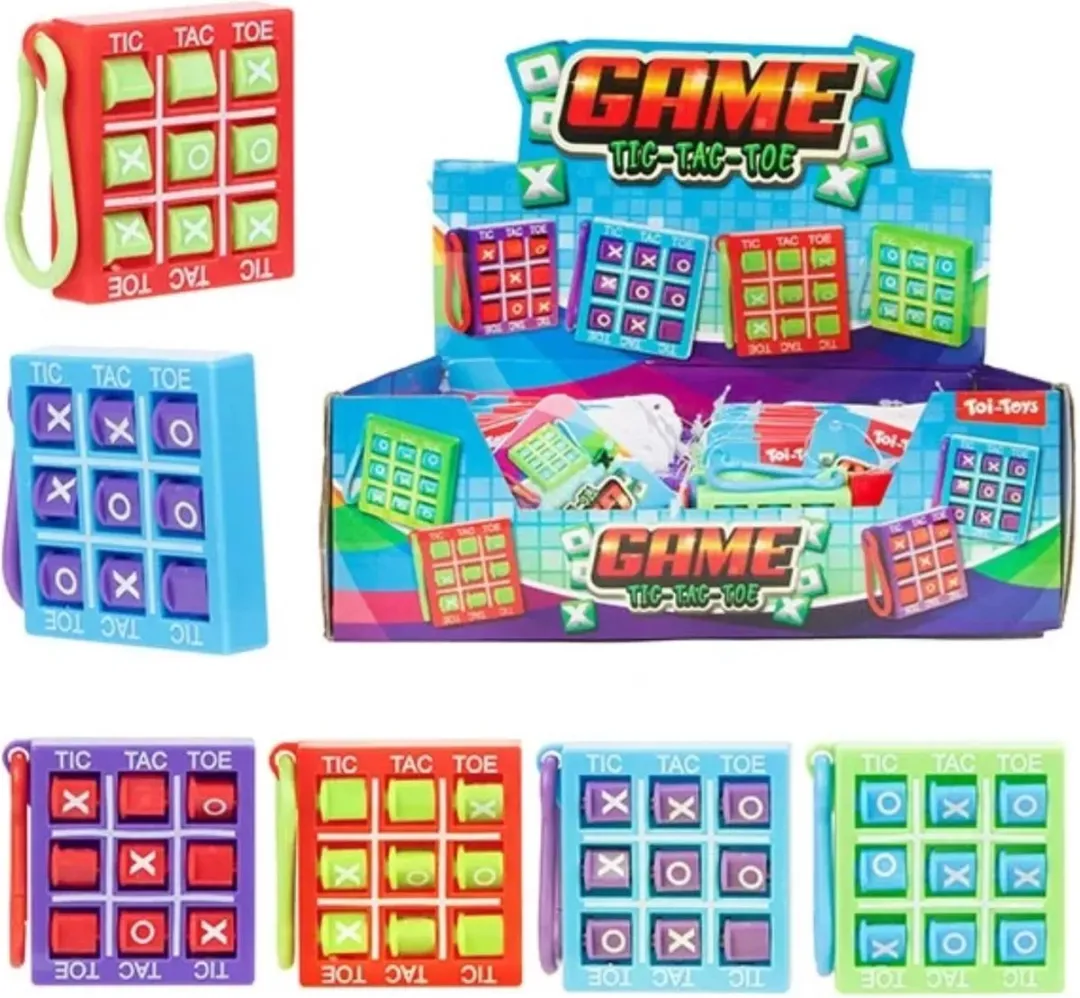 Toi-Toys Tic-Tac-Toe Sleutelhanger - Multi