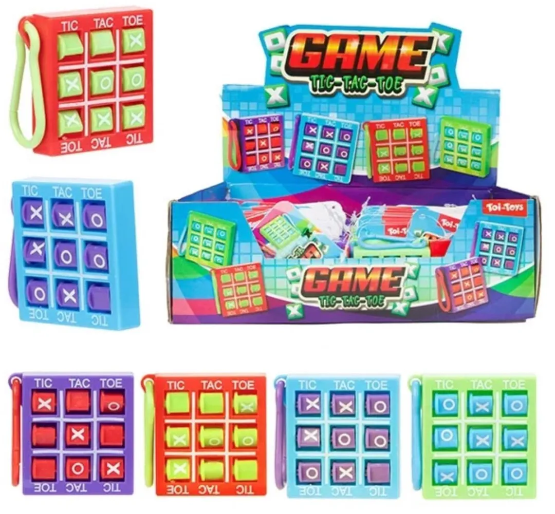Toi-Toys Tic-Tac-Toe Sleutelhanger - Multi