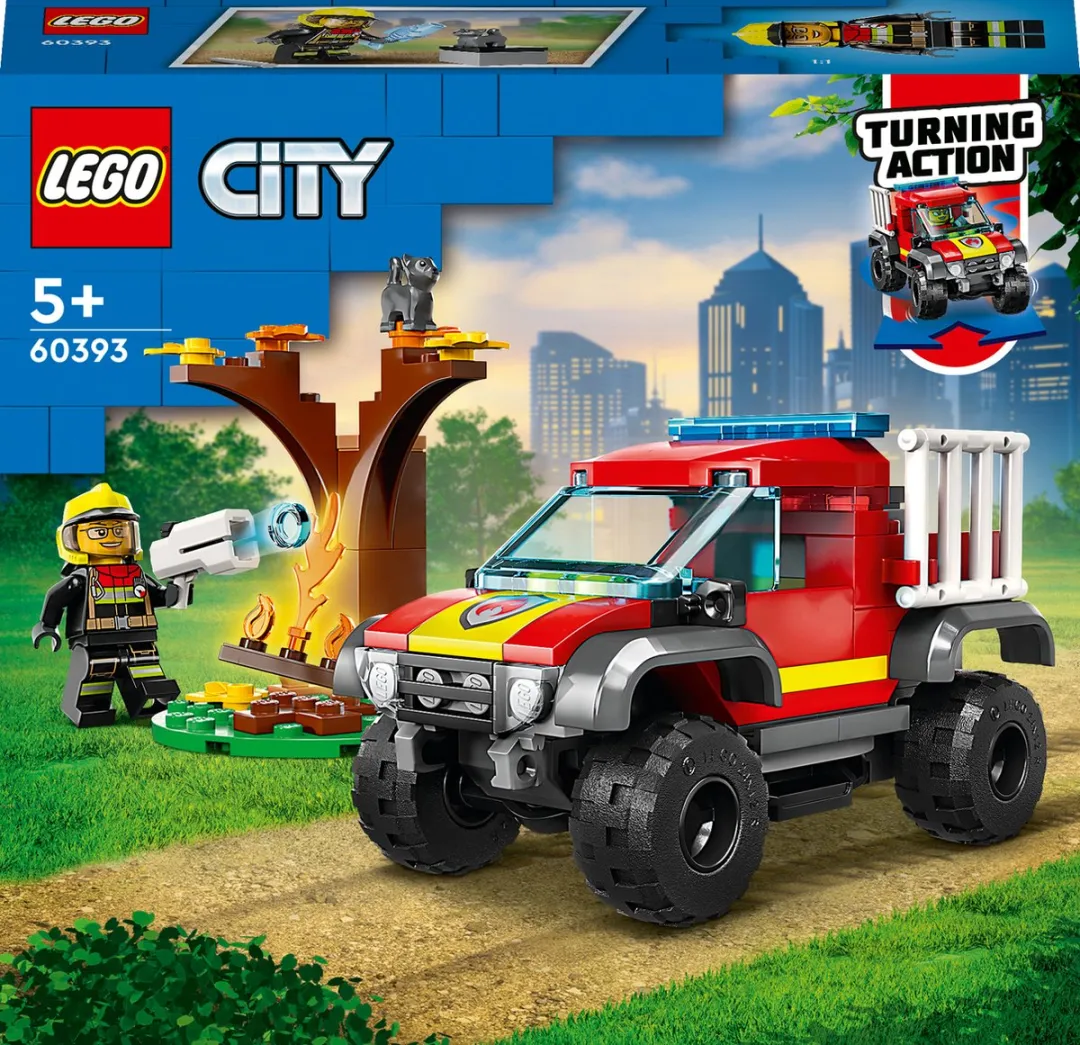 LEGO City 4x4 Brandweertruck 60393