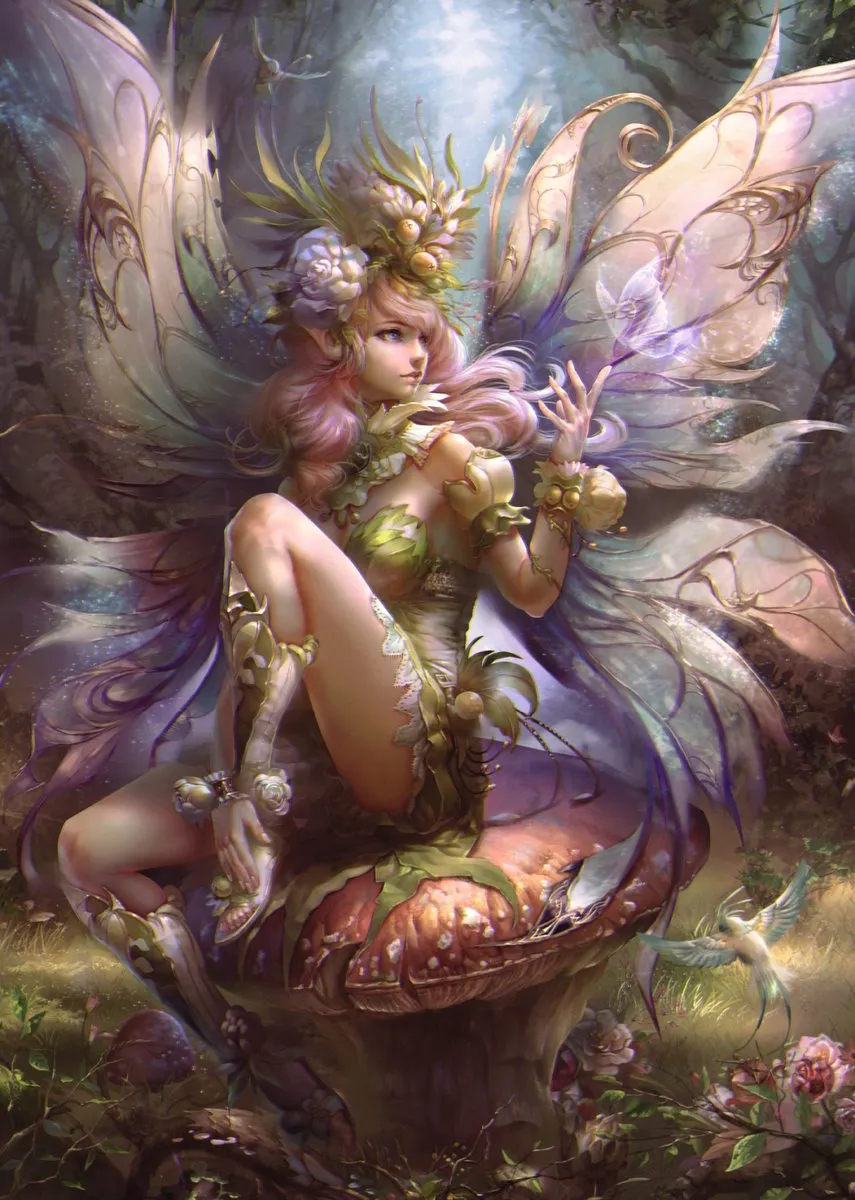 Jumbo Enchanting Fairy 1000 Stuks Puzzel - Wit