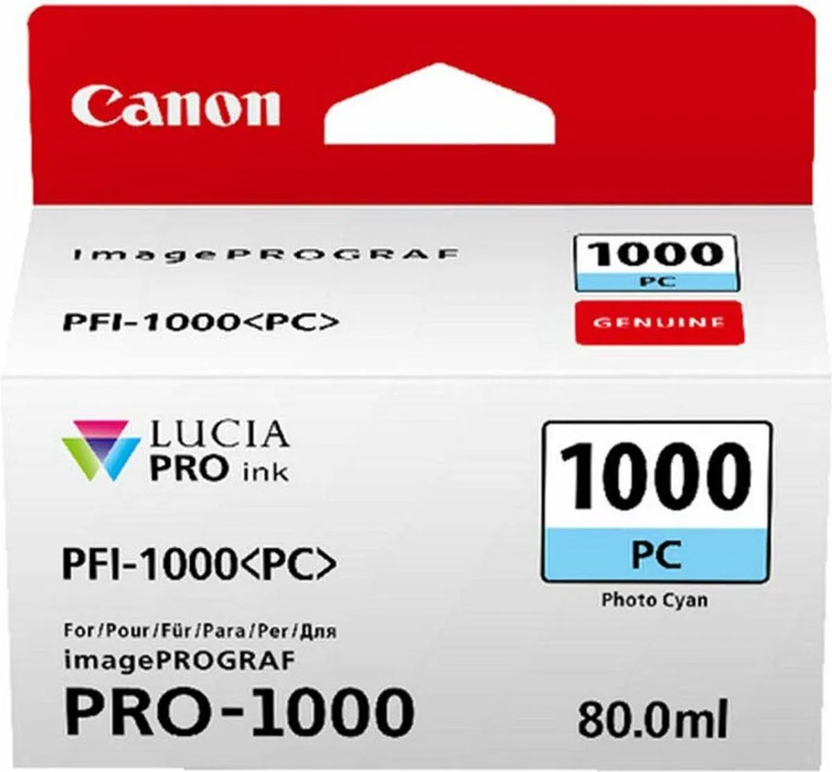 Canon 0555C001 Blauwe Inktcartridge - 80ml