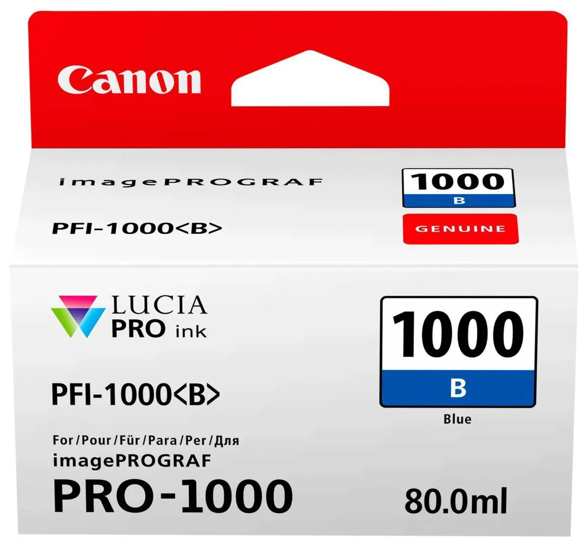 Canon 0555C001 Blauwe Inktcartridge - 80ml