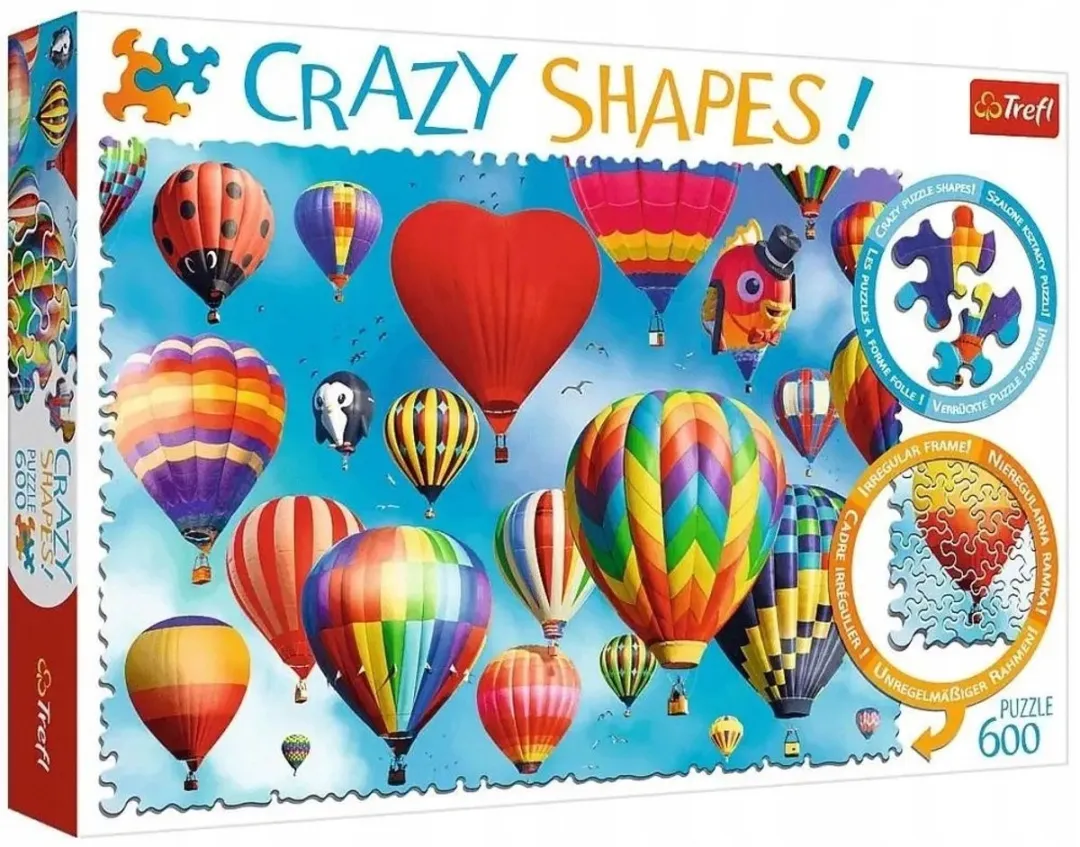 Trefl Puzzel Kleurrijke Ballonnen 600 Stukjes - 10+