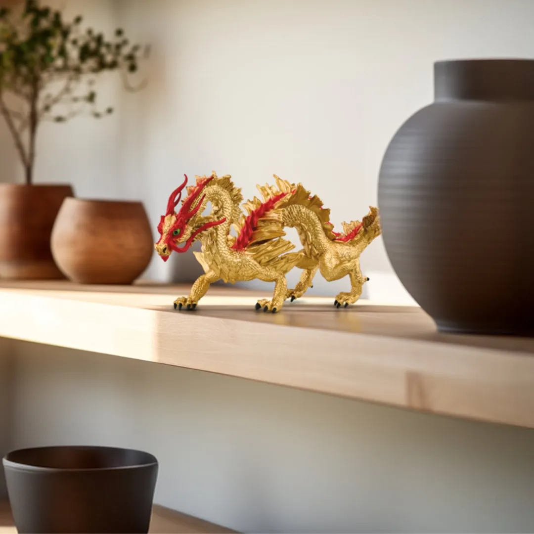 Schleich Lunar Nieuwjaarsdraak 72206 - Goud/Rood