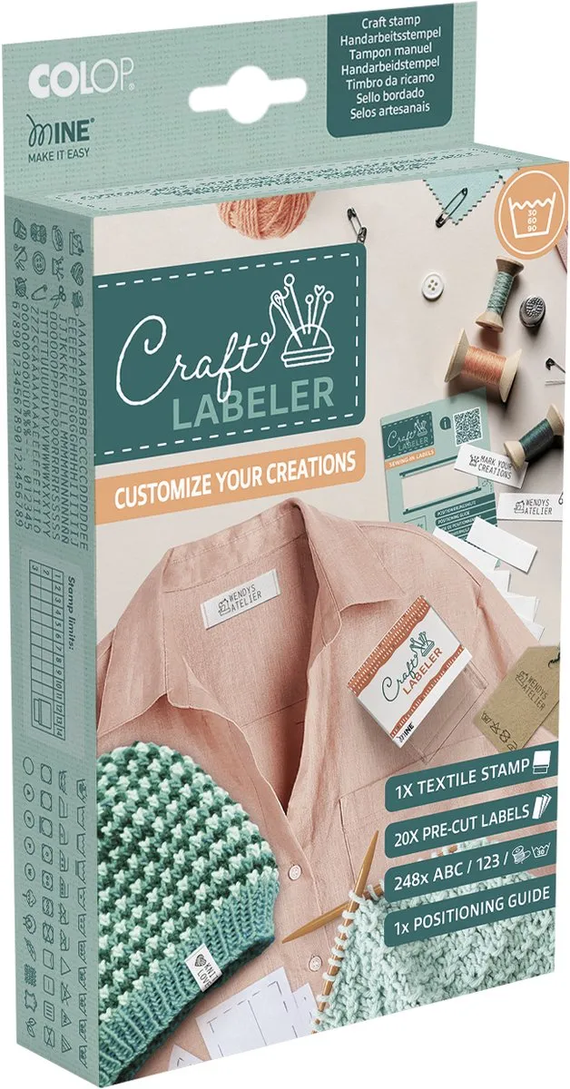 Colop Craft Labeler Printer 20 DIY Set - Multi