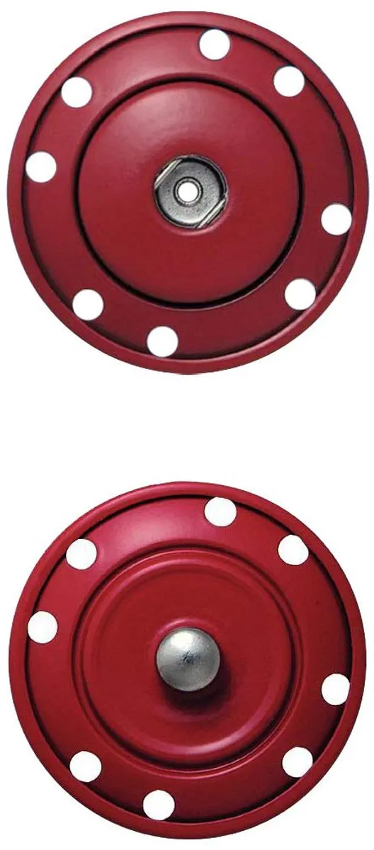 Prym Aannaaidrukknopen 35mm - Donkerrood - afbeelding 5 van 5