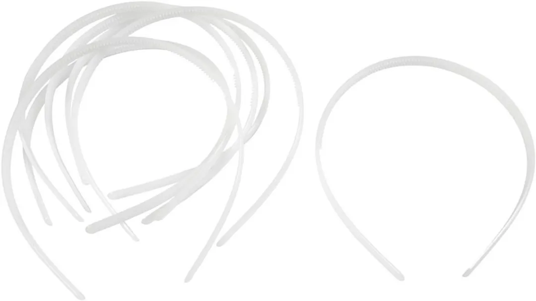 Creativ Company Plastic Haarbanden 8mm - 20 Stuks