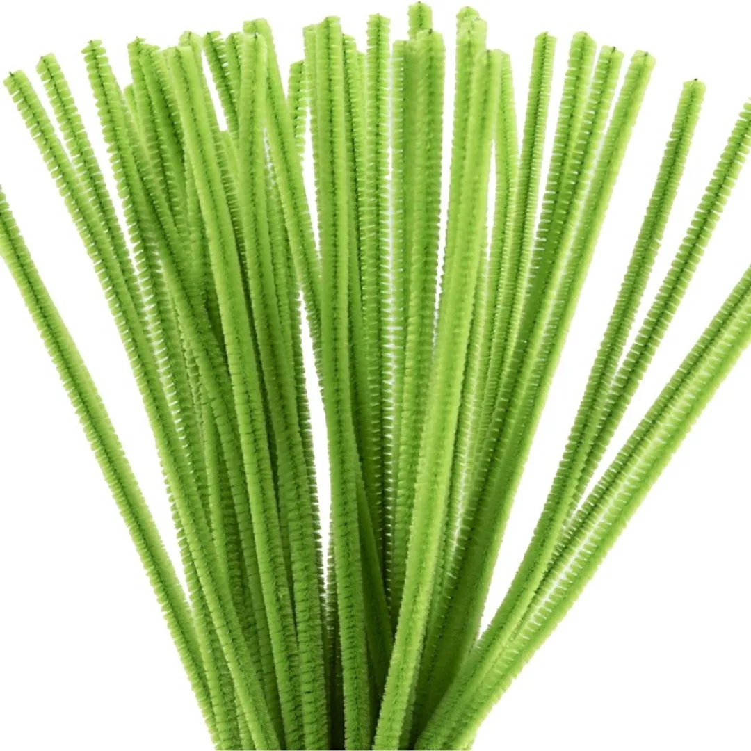 Creativ Company Chenilledraad Lime Groen 6mm