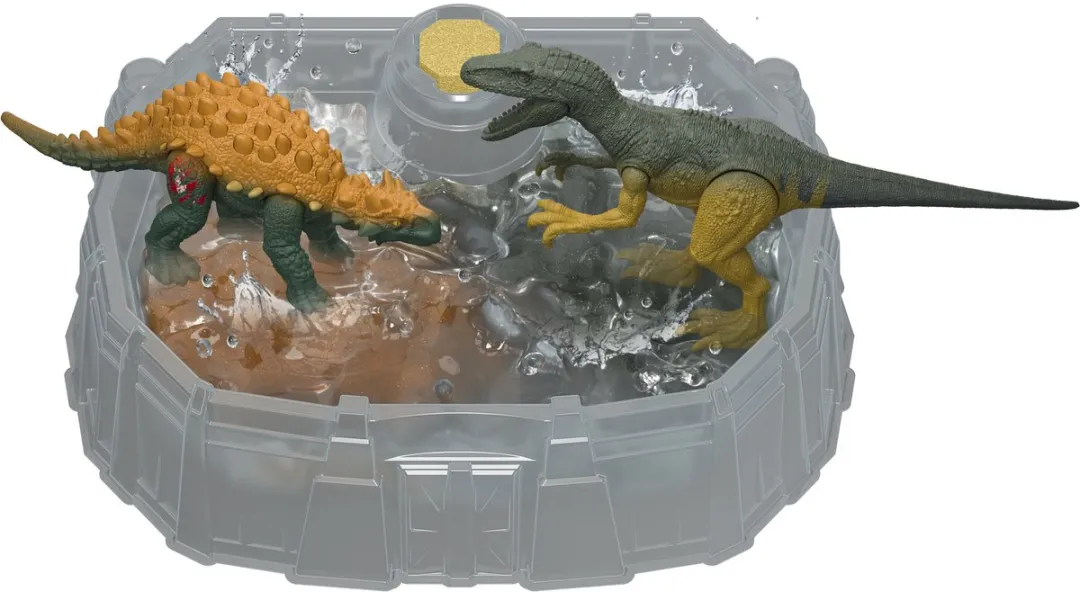 Jurassic World Dino Reveal Battle Pack Herrerasaurus vs. Minmi