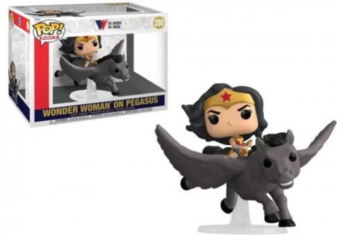 Funko Pop! Rides Wonder Woman 80th Pegasus - Multi
