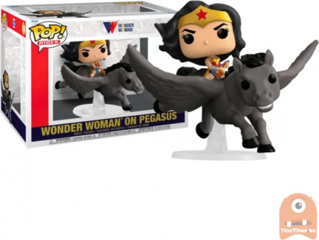Funko Pop! Rides Wonder Woman 80th Pegasus - Multi