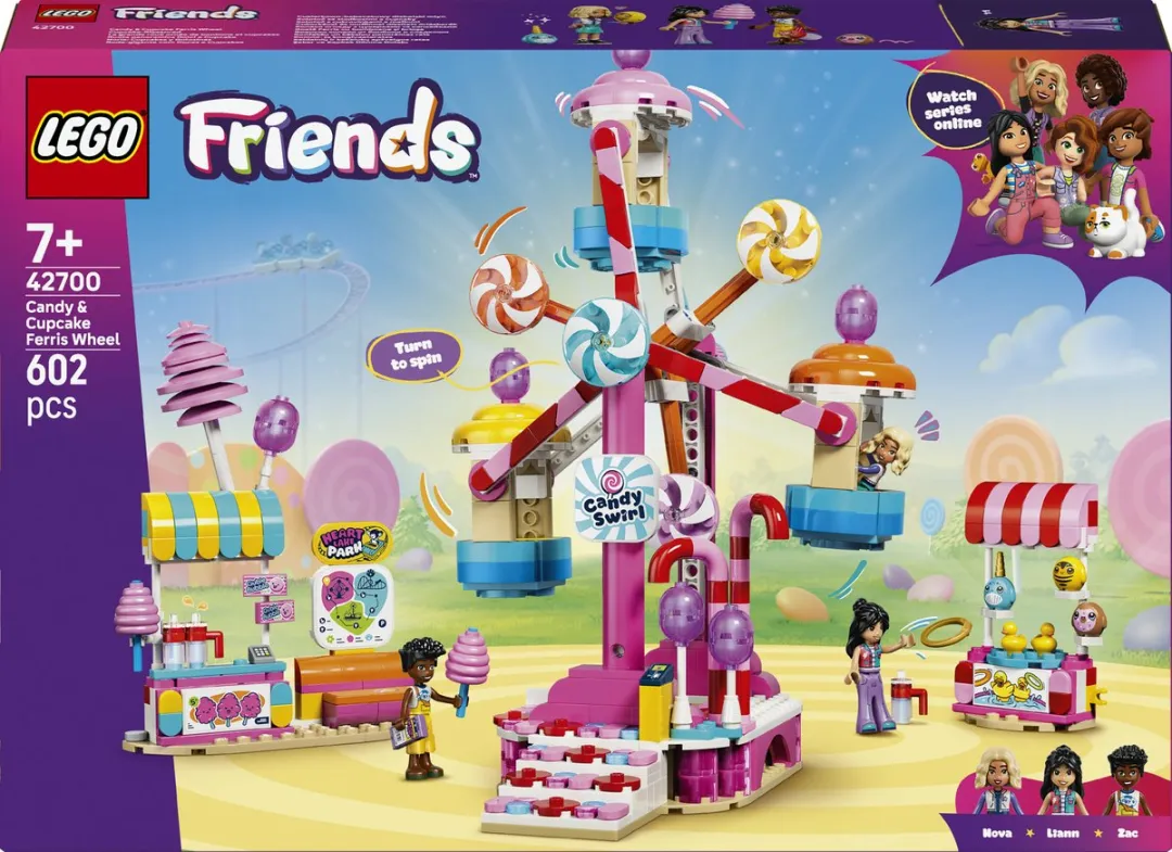 LEGO Friends Reuzenrad Snoep & Cupcakes 42700 - 602 Stukken