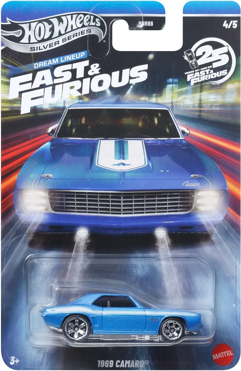 Hot Wheels JKX13 1969 Camaro Dream Lineup - Meerkleurig