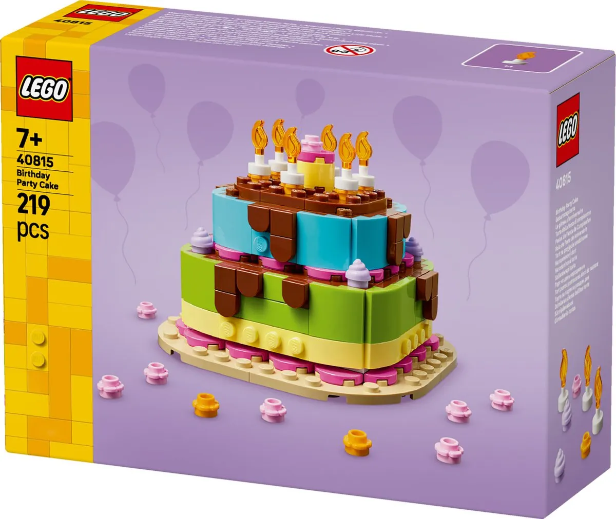 LEGO Classic 40815 Verjaardagstaart - 219 Stukken - afbeelding 6 van 6