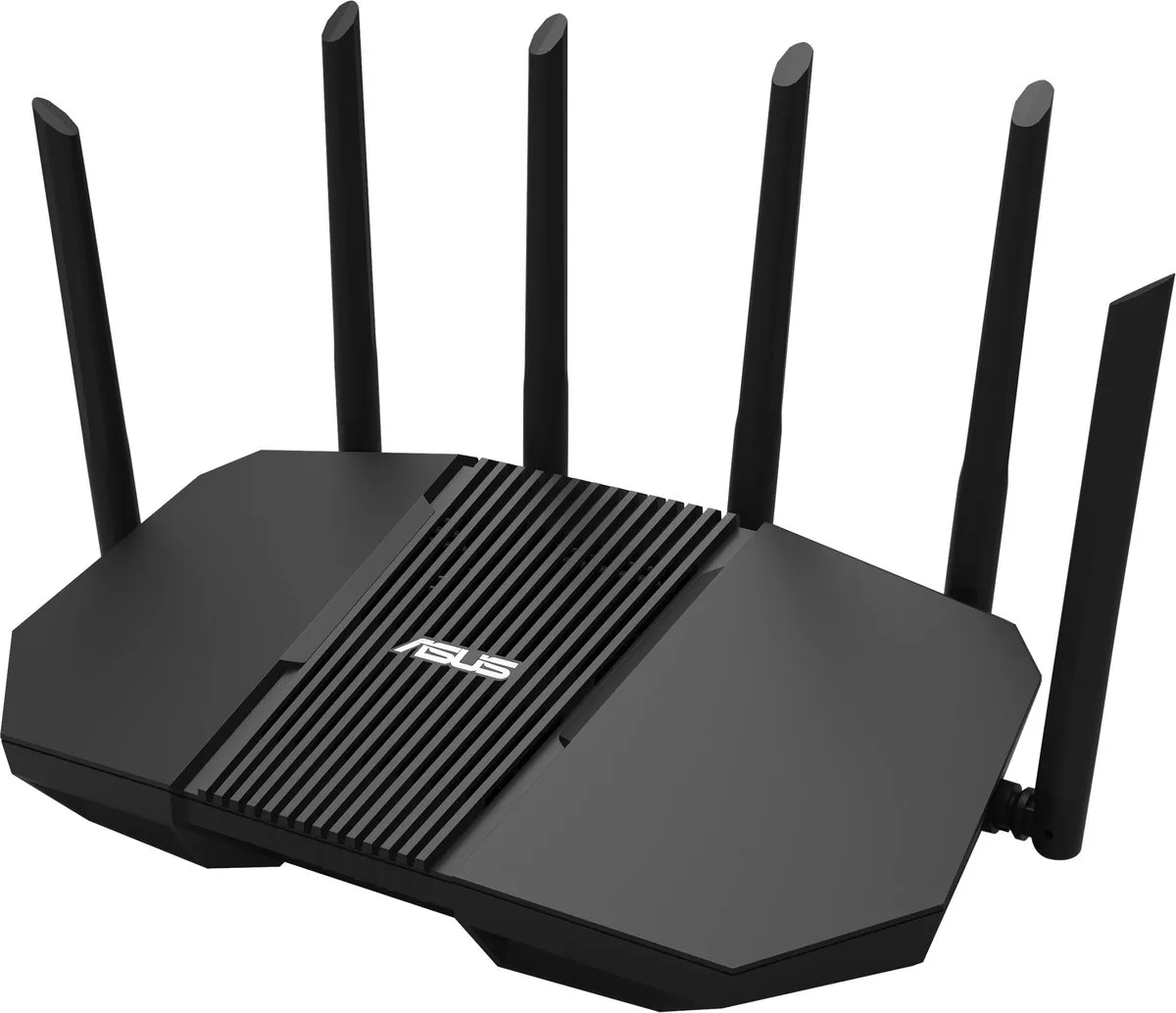 ASUS RT-BE90U BE9400 WiFi 7 Router - Quad 2.5G Poorten - Zwart