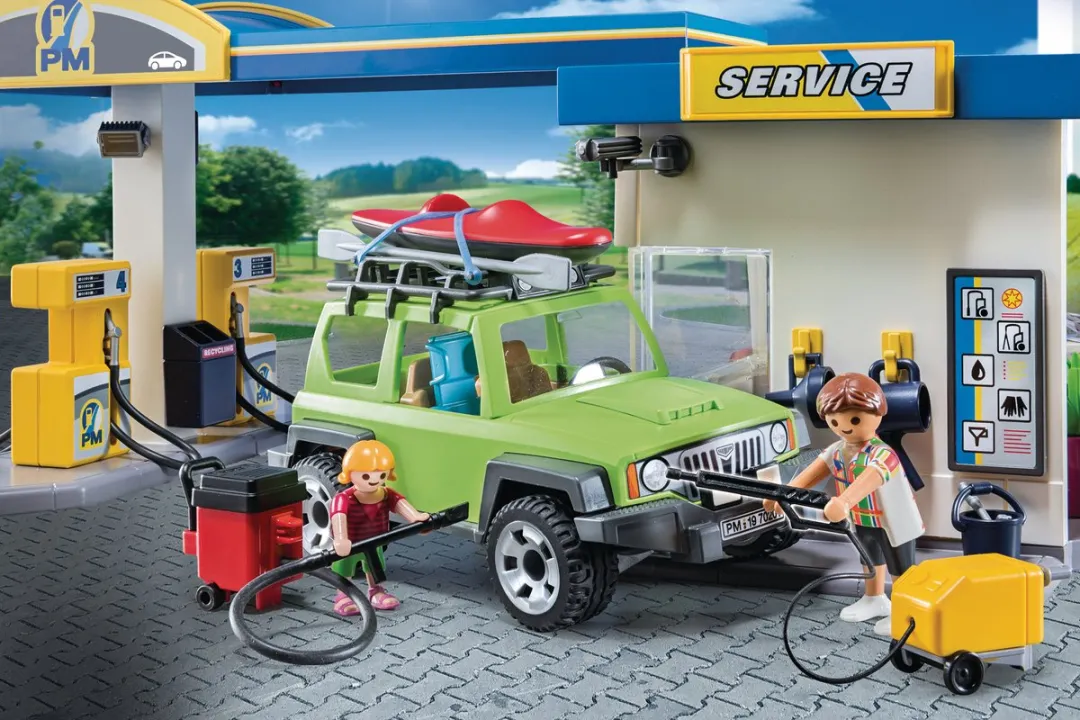 Playmobil City Life Tankstation 70201 - Multicolor