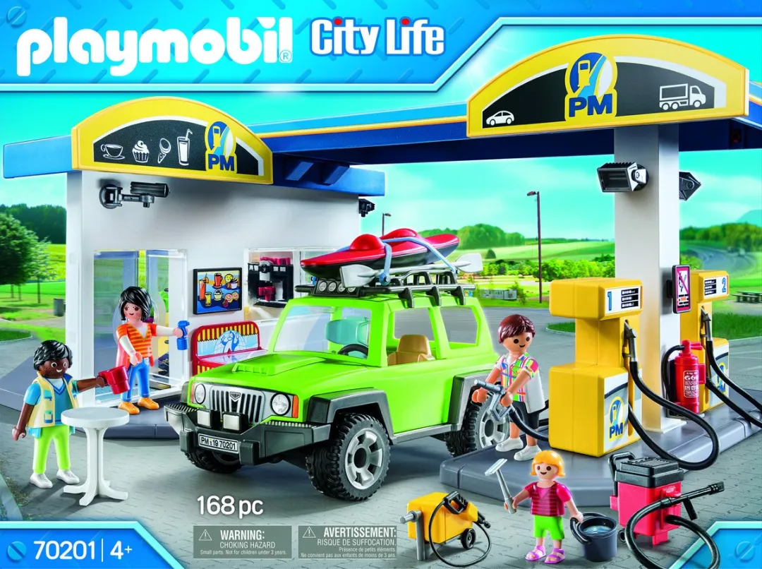Playmobil City Life Tankstation 70201 - Multicolor