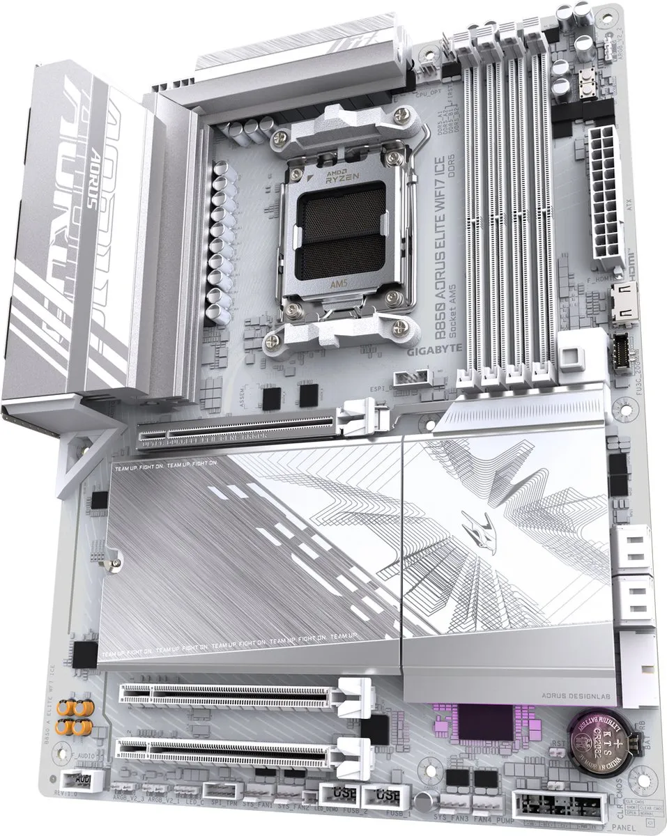 Gigabyte B850 Aorus Elite Wifi7 Ice AM5 - ATX Moederbord
