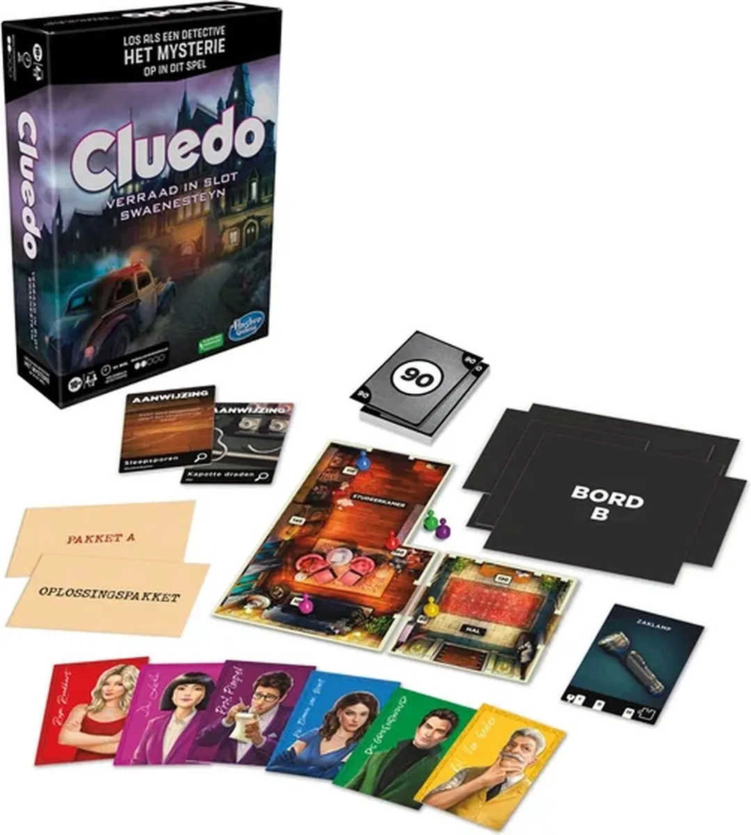 Hasbro Gaming Cluedo Escape Verraad in Slot Swaenesteyn - 6 Spelers