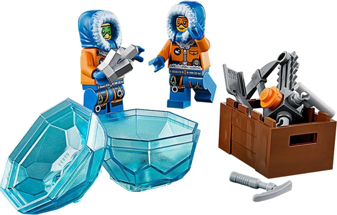 LEGO City 60064 Arctisch Bevoorradingsvliegtuig - 374 Stukken