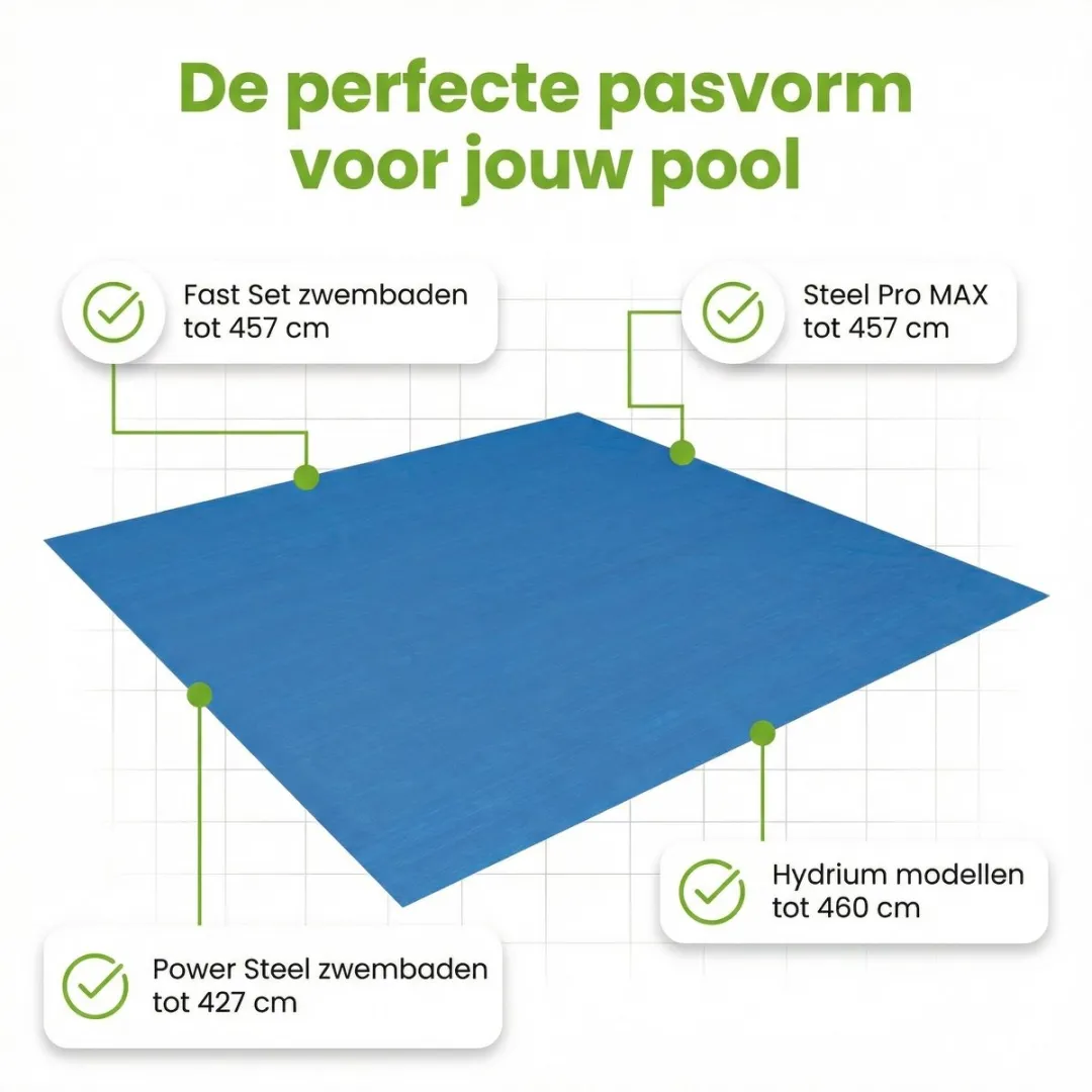 Bestway Grondzeil 488cm Blauw - 58003