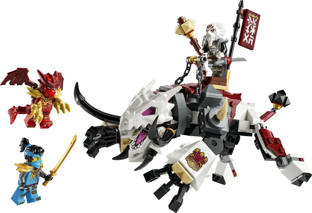 LEGO Ninjago Zilvar en Grimtak Drakenbeest 71863 - 232 Stukken