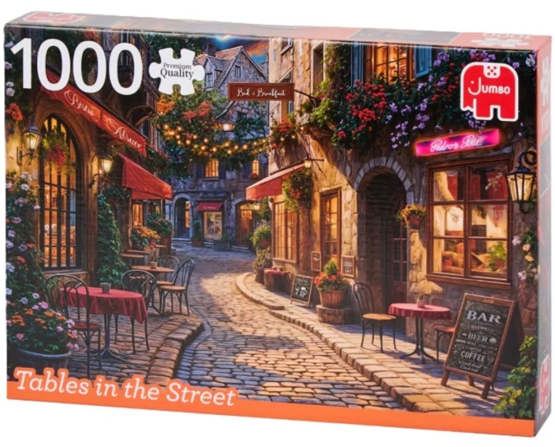 Jumbo Puzzel Tables in the Street 1000 Stuks