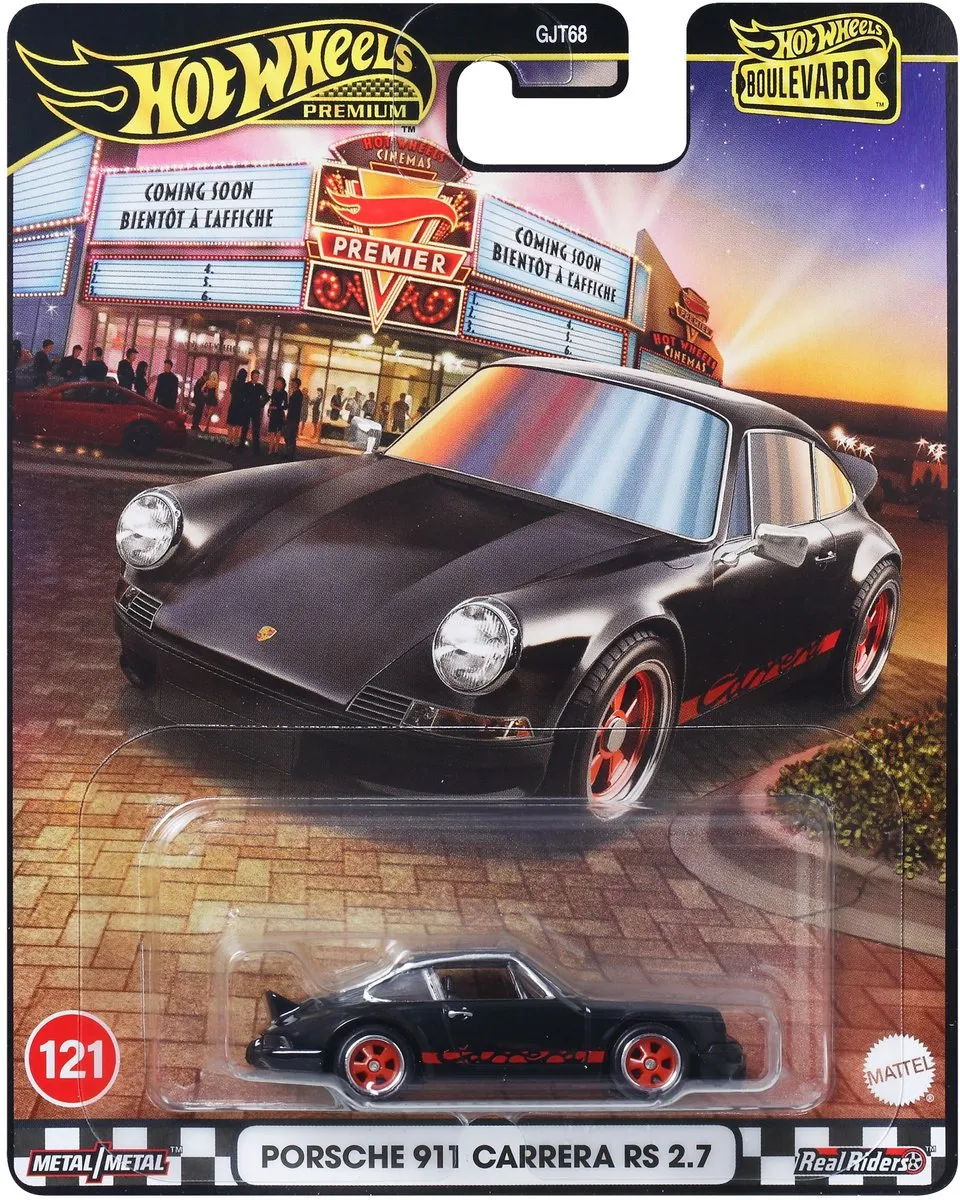 Hot Wheels Boulevard JBL19 Voertuig 1:64 - Zwart/Rood