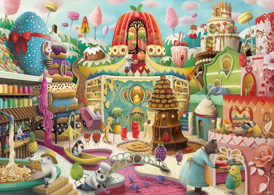 Ravensburger Sweet Street Legpuzzel 1000 Stuks - Meerkleurig