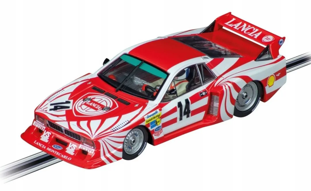 Carrera Evolutie Lancia Beta Monte Carlo Turbo 1:32 - Rood/Wit
