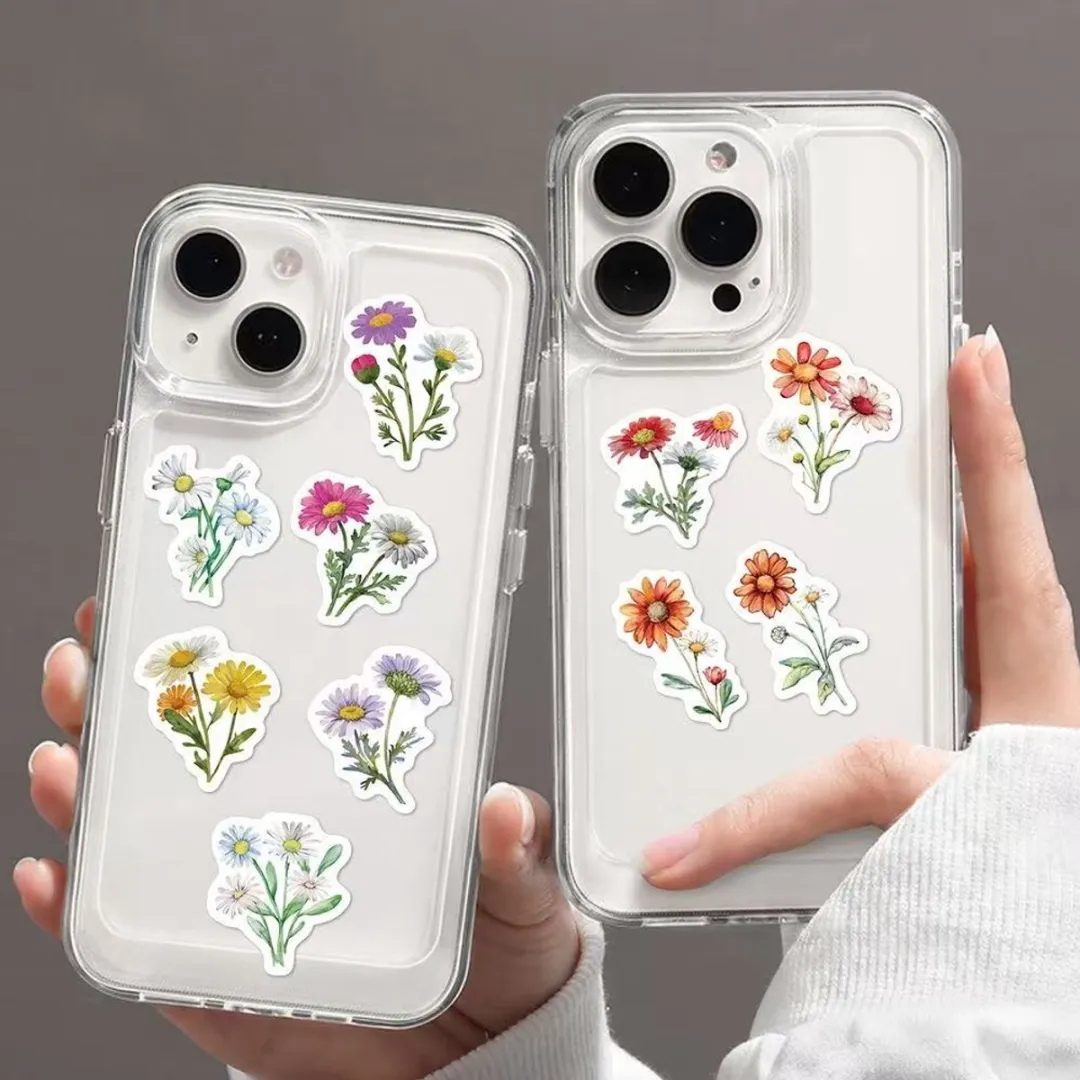 RedParrot Bloemen Stickers Rol - 500 Stuks