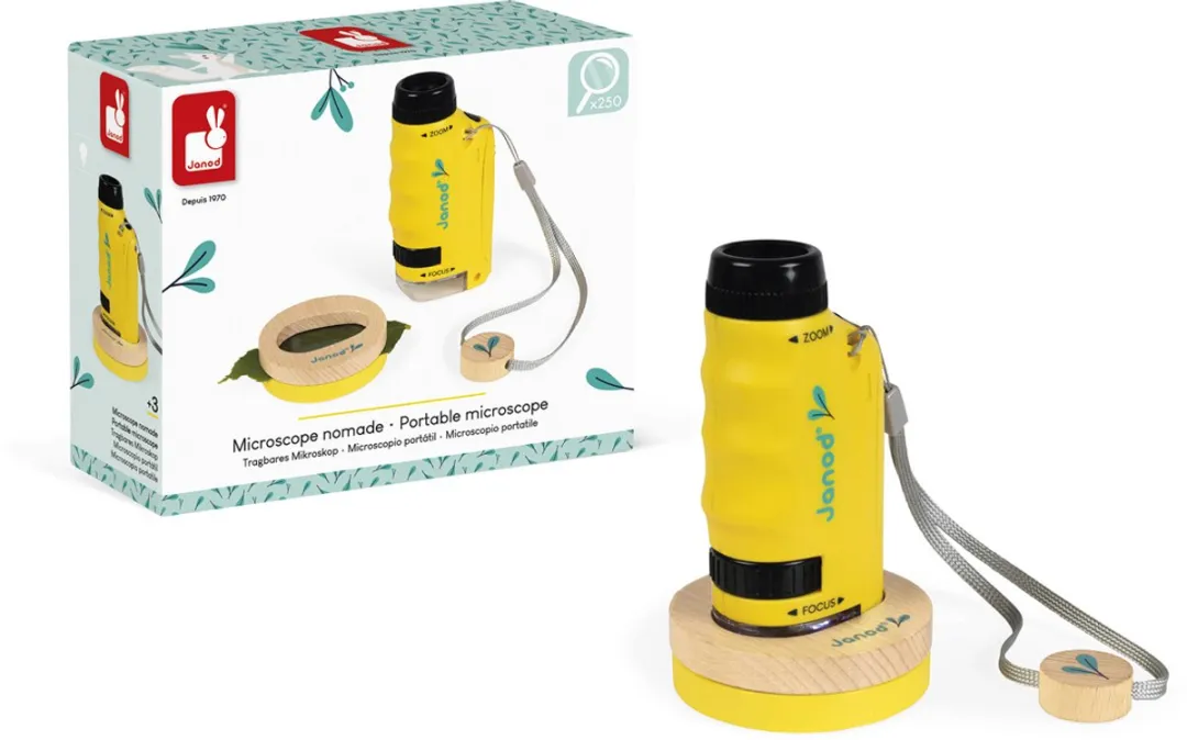 Janod Happy Garden Microscoop - Geel