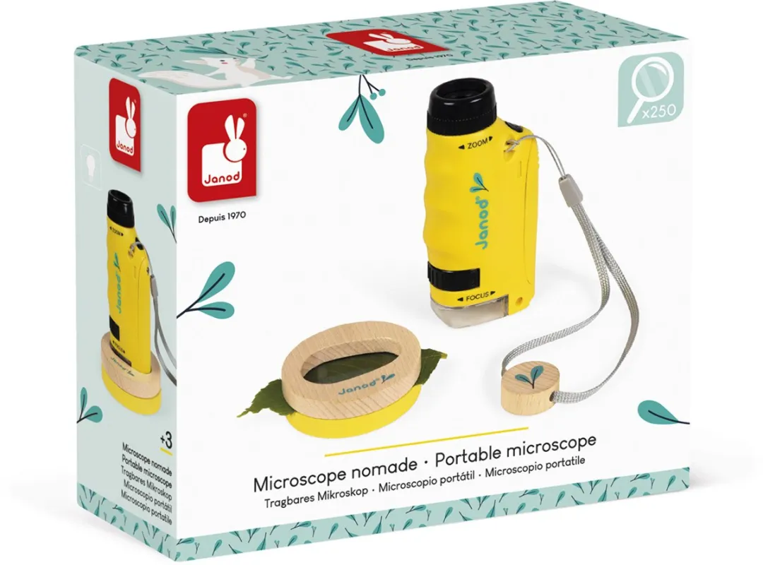 Janod Happy Garden Microscoop - Geel