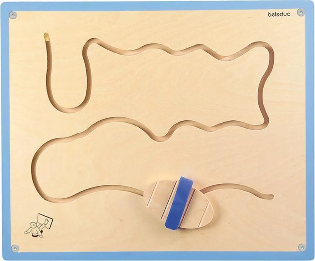 Beleduc Speel Element Muurspel 23622 - Blauw