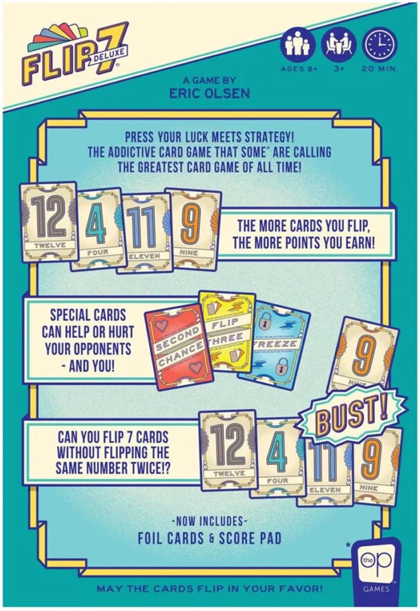 Asmodee Flip 7 Deluxe Edition - 2-6 Spelers