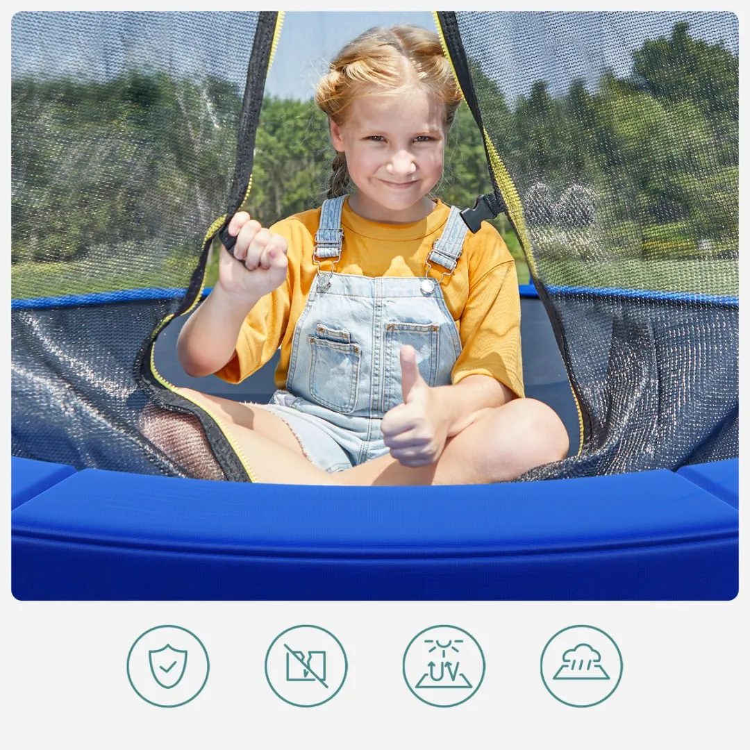 Songmics STP12FT Randafdekking Trampoline 366cm - Blauw