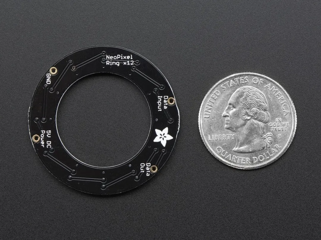 Adafruit NeoPixel Ring 12x5050 RGBW LEDs - Meerkleurig