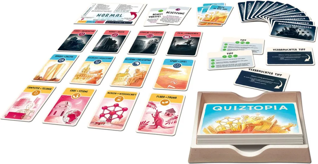 Kosmos Quiztopia - Bordspel - 1-6 Spelers