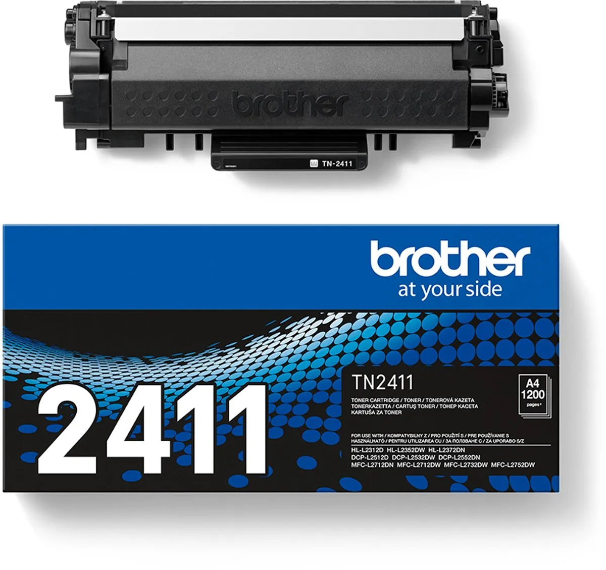 Brother TN-2411 Tonercartridge - Zwart
