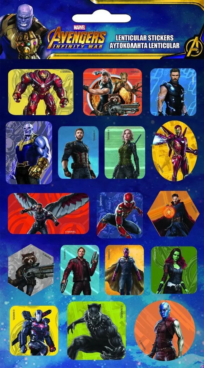 Marvel Stickers Junior 29,7x21cm