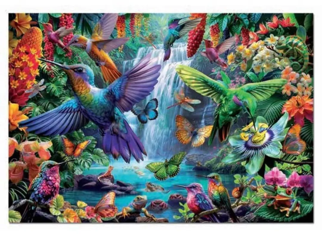 Educa Tropische Kolibries Puzzel 1000 Stukjes - Multicolor