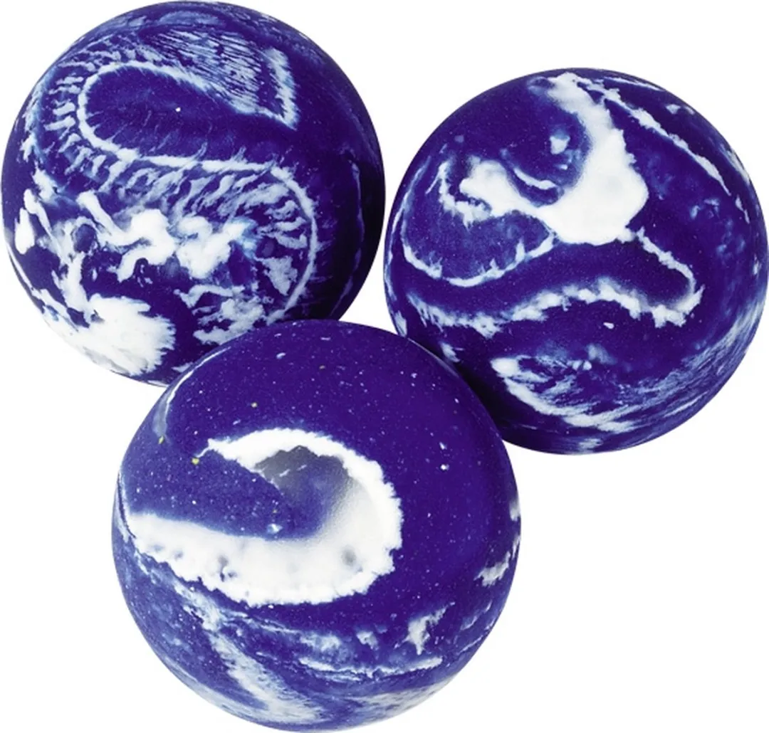 Goki Stuiterbal Ruimte Glow-in-the-Dark Blauw