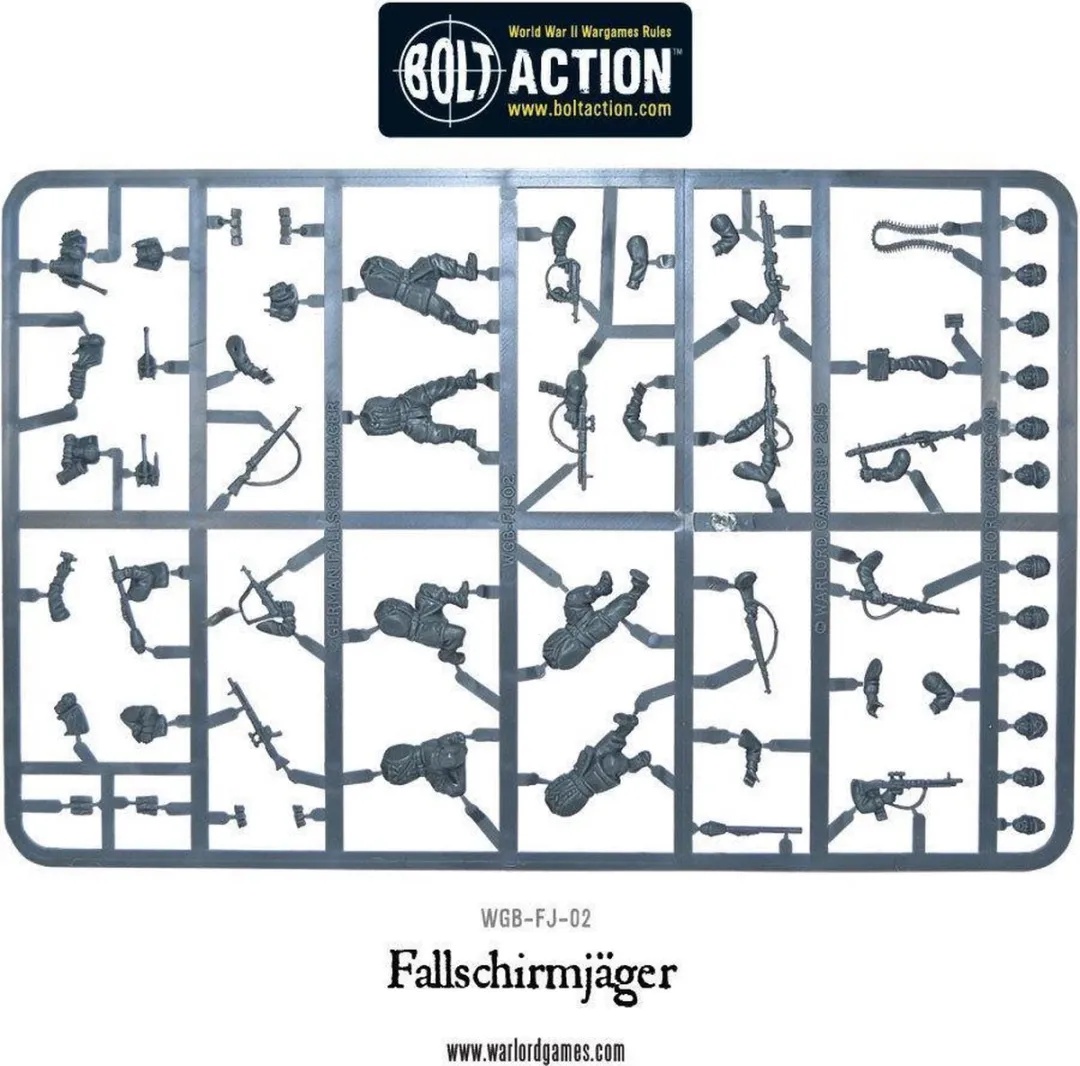 Warlord Games Bolt Action Fallschirmjäger Plastic - 30 Onderdelen