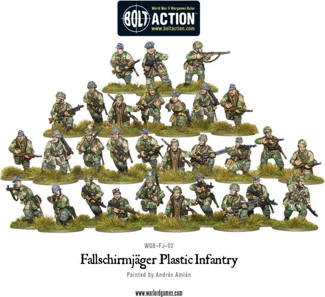 Warlord Games Bolt Action Fallschirmjäger Plastic - 30 Onderdelen