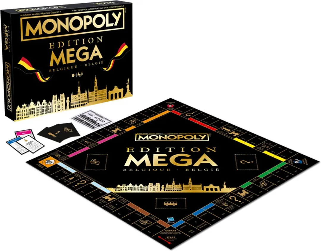 Monopoly Mega Edition België Bordspel - 2-6 Spelers