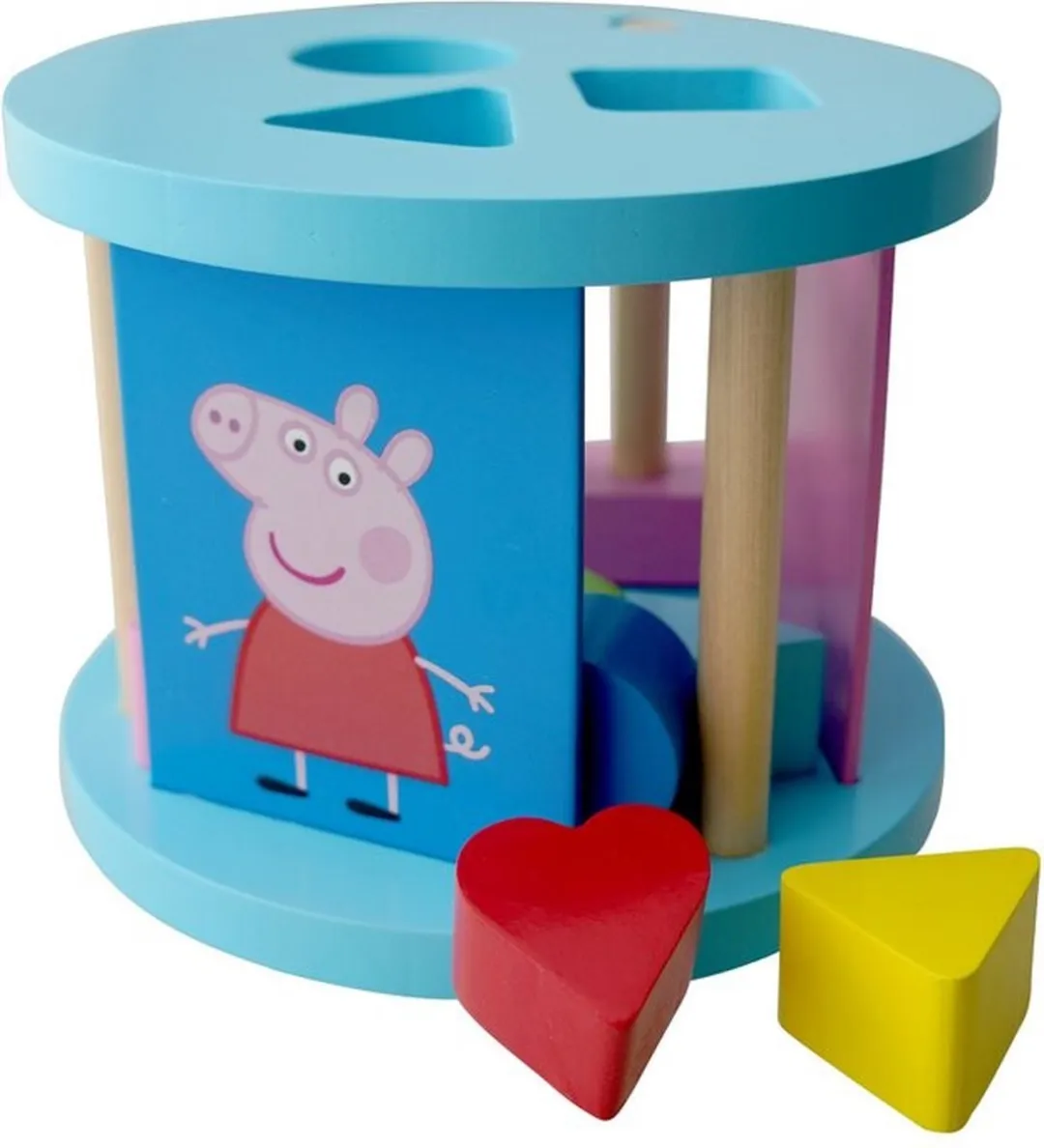 Barbo Toys Peppa Pig Houten Sorteerbox 8985 - Multicolor