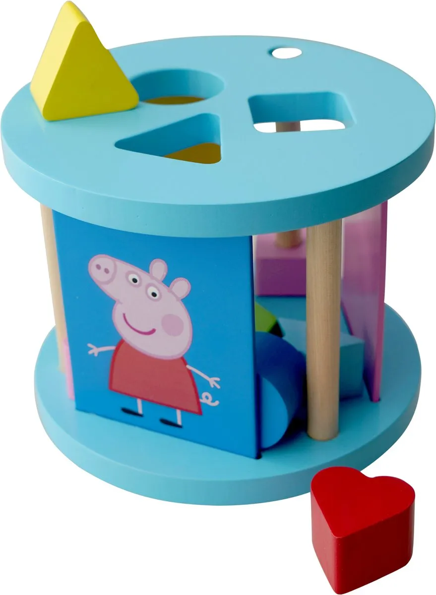 Barbo Toys Peppa Pig Houten Sorteerbox 8985